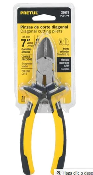ALICATE DE CORTE 7" PRETUL