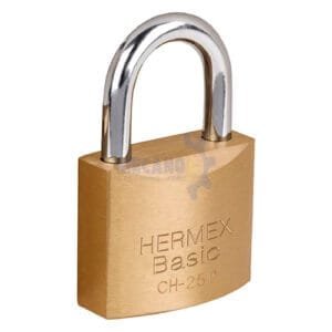CANDADO DE HIERRO DE 25 MM ARCO NORMAL HERMEX CANDADO DE HIERRO DE 40 MM ARCO NORMAL HERMEX