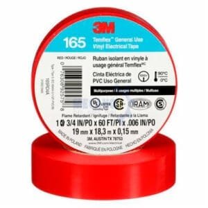 CINTA AISLANTE DE VINIL ROJO 165-USO GENERAL