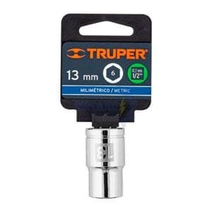 DADO HEXAGONAL ENCASTRE 1/2" DE 13 MM TRUPER