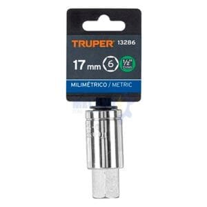 DADO HEXAGONAL ENCASTRE 1/2" DE 17 MM TRUPER