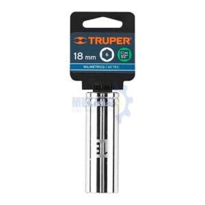 DADO HEXAGONAL ENCASTRE 1/2" DE 18 MM TRUPER