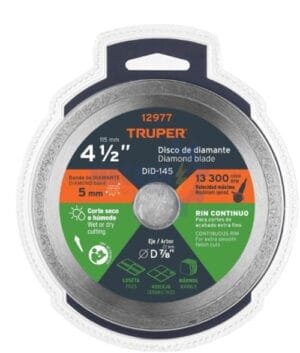 DISCO DE CORTE DIAMOND - CONTINUO 4 12 GONTI DISCO DE CORTE DIAMOND - CONTINUO 4 1/2" GONTI