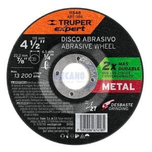 DISCO DE DESBASTE 4 1/2 * 6.4MM - TRUPER