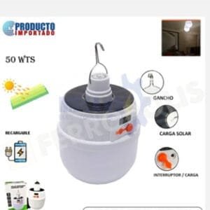 FOCO RECARGABLE LED PORTIZA 50W C/GANCHO