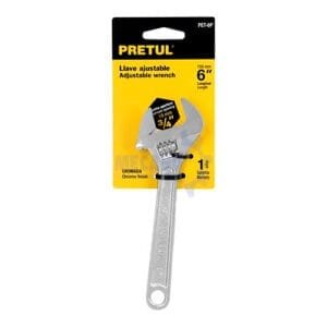 LLAVE FRANCESA 6" CROMADA PRETUL