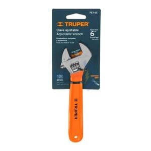LLAVE FRANCESA 6" MANGO DE PVC TRUPER