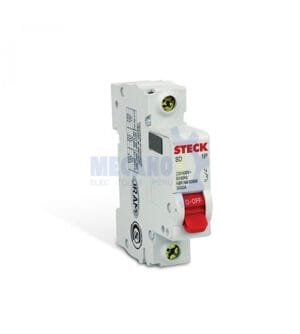 LLAVE TERMOMAGNETICA STECK 1P LLAVE TERMOMAGNETICA STECK 1P 6Amp 6Kba MOD: SDZ 1P C6