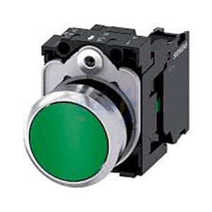 PULSADOR VERDE CNC PULSADOR VERDE LUMINOSO OWEN PVC 1NO LED 24V AC/DC MOD: NB5-BE101