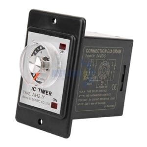 TEMPORIZADOR ON DELAY ALION 24-240 VAC/DC DE PERILLA 10S/100S/10M/60M