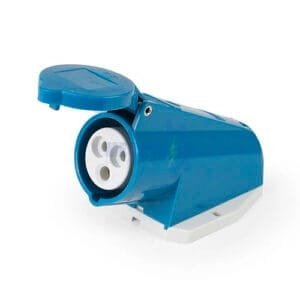 TOMA INDUSTRIAL MENEKE HEMBRA 2P+PE 16 AMP