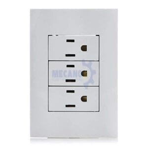 TOMACORRIENTE TRIPLE MEGALUZ GRIS 16 AMP