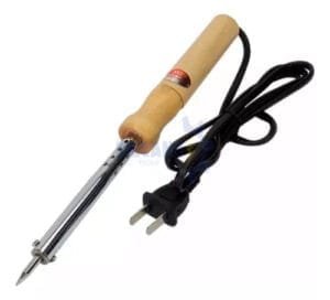cautin mango de madera 60w asaki
