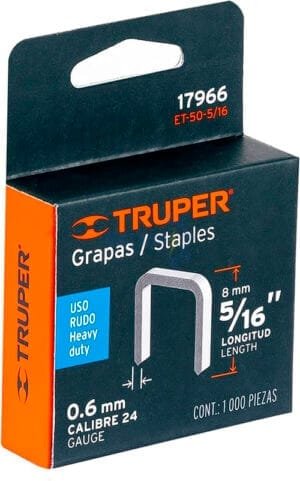 grapa para trabajo liviano truper