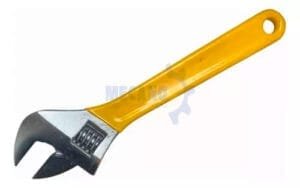llave francesa 12" mango amarillo economica