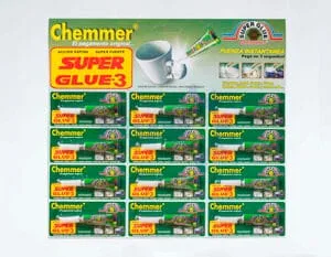 pegamento super glue chemer