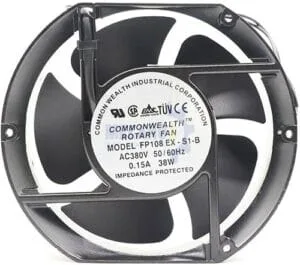 ventilador commonwealth - rotary fan ac220/240v model:fp-108-1